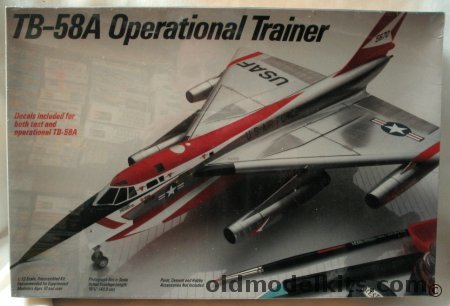 Testors 1/72 Convair TB-58A Operational Trainer - Bagged, 676 plastic model kit